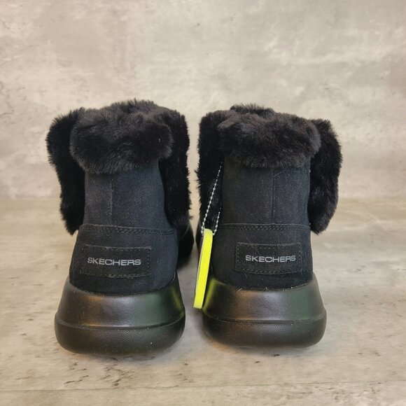 Skechers Boots Womens Size 7.5 Suede Faux Fur Gen 5 Air Cooled Goga Mat SN15501 - Picture 5 of 11